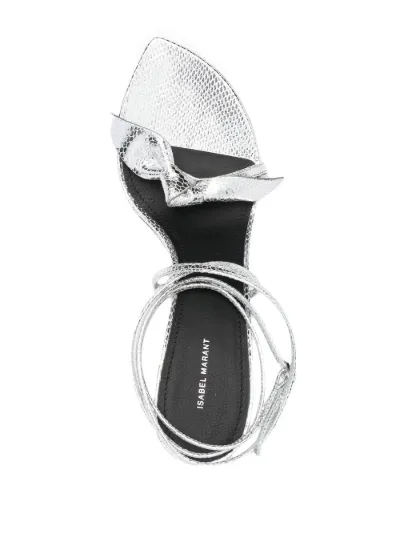 isabel marant silver sandals