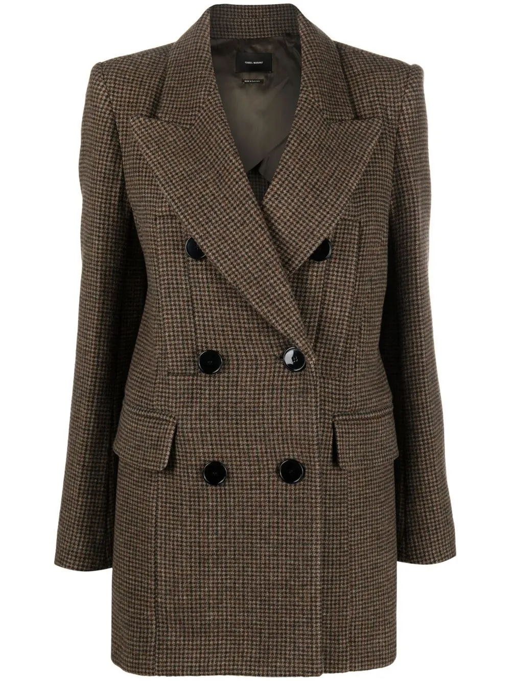 ISABEL MARANT check double breasted coat Eraldo SA