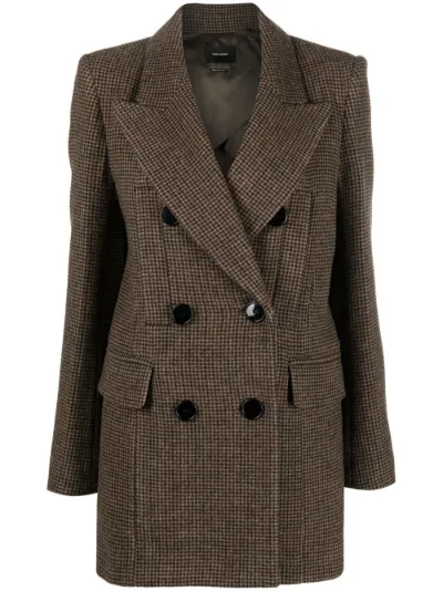 Isabel marant double breasted coat best sale