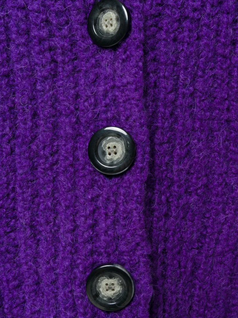 chunky lilac cardigan