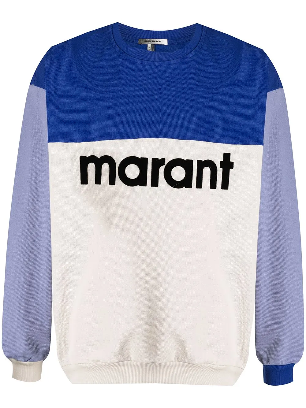 colour blocked sweatshirt