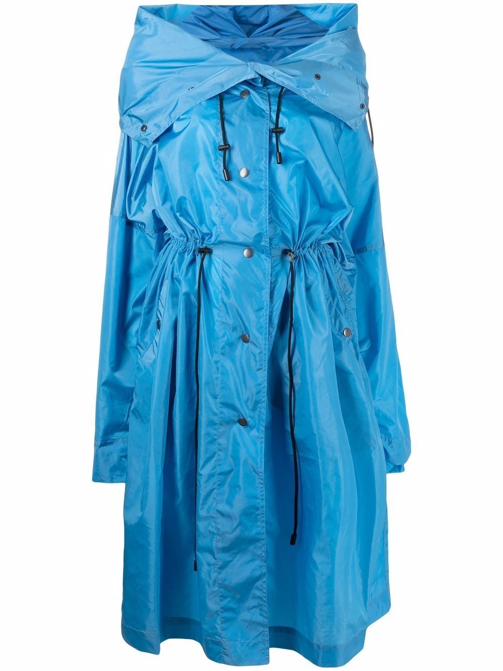 raincoat with drawstring waist