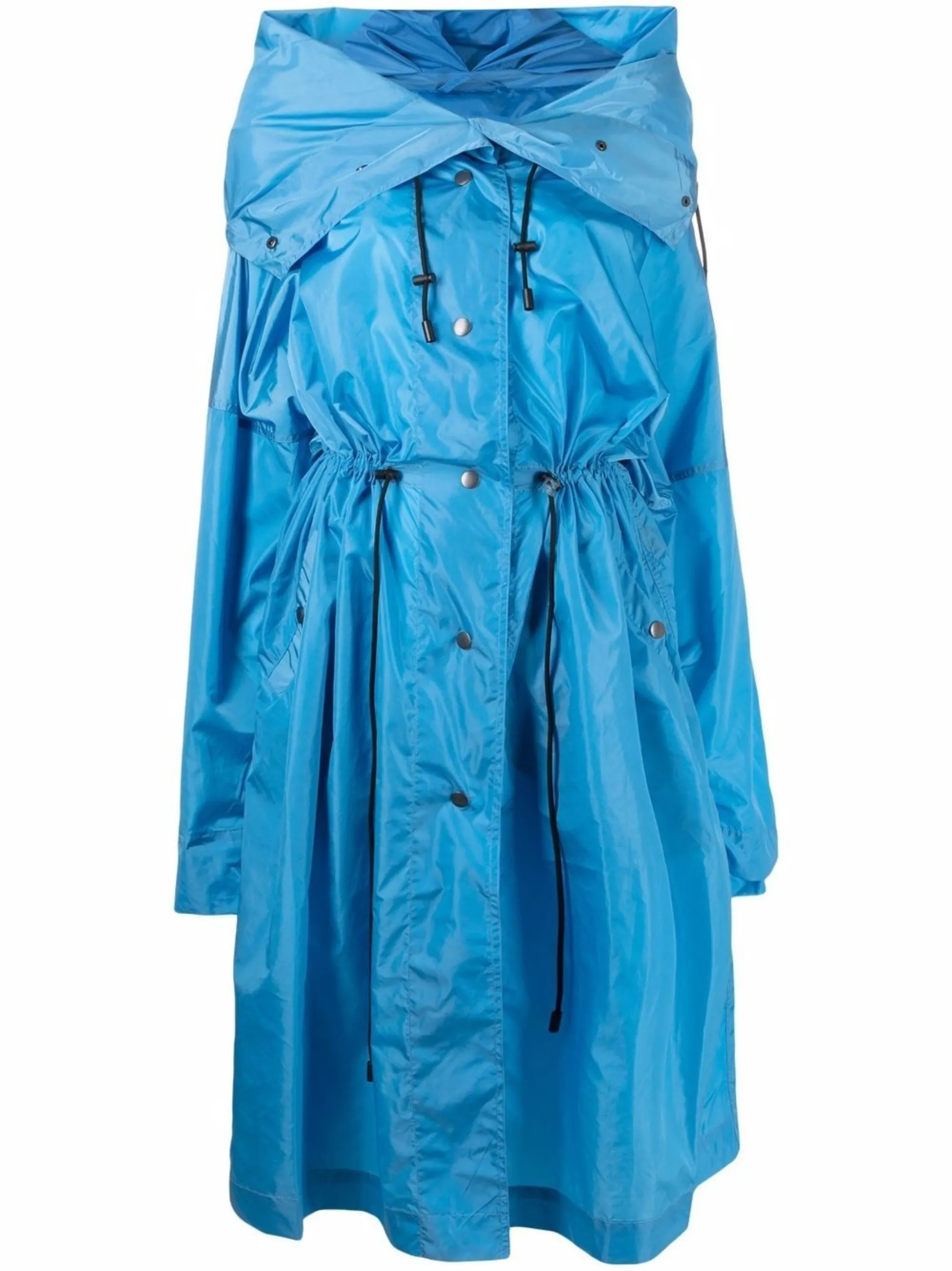 ISABEL MARANT drawstring waist hooded raincoat Eraldo CH