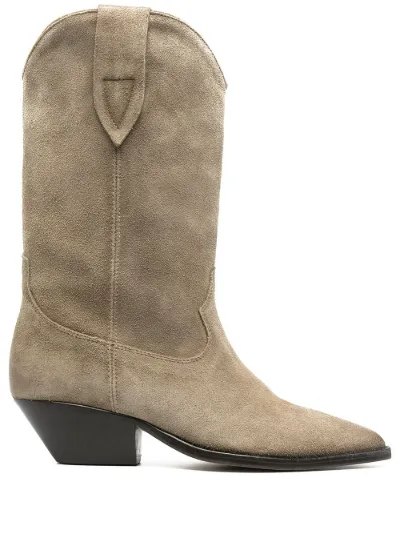 Isabel Marant Duerto 60mm cowboy boots brown | MODES