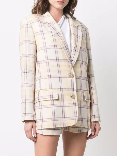 print linen blazer | Isabel Marant 