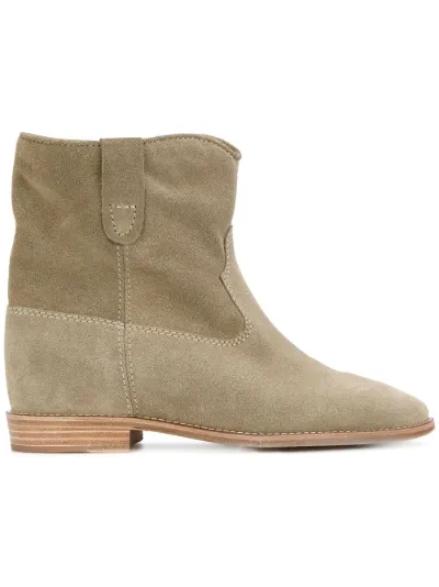 Isabel marant crisi boots taupe on sale