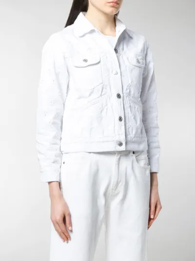 isabel marant white denim jacket