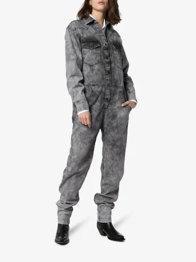 isabel marant denim jumpsuit