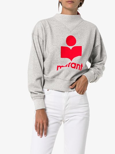 isabel marant logo sweatshirt