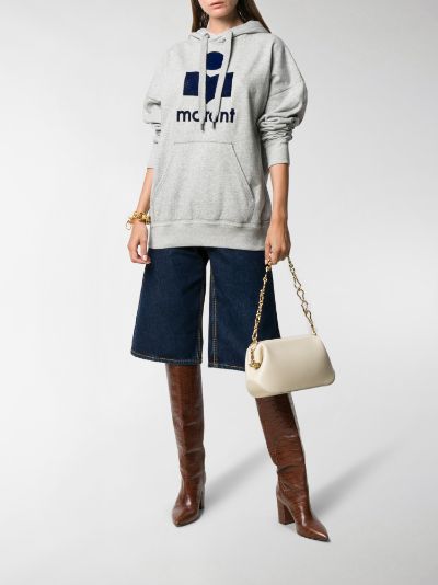 isabel marant logo hoodie