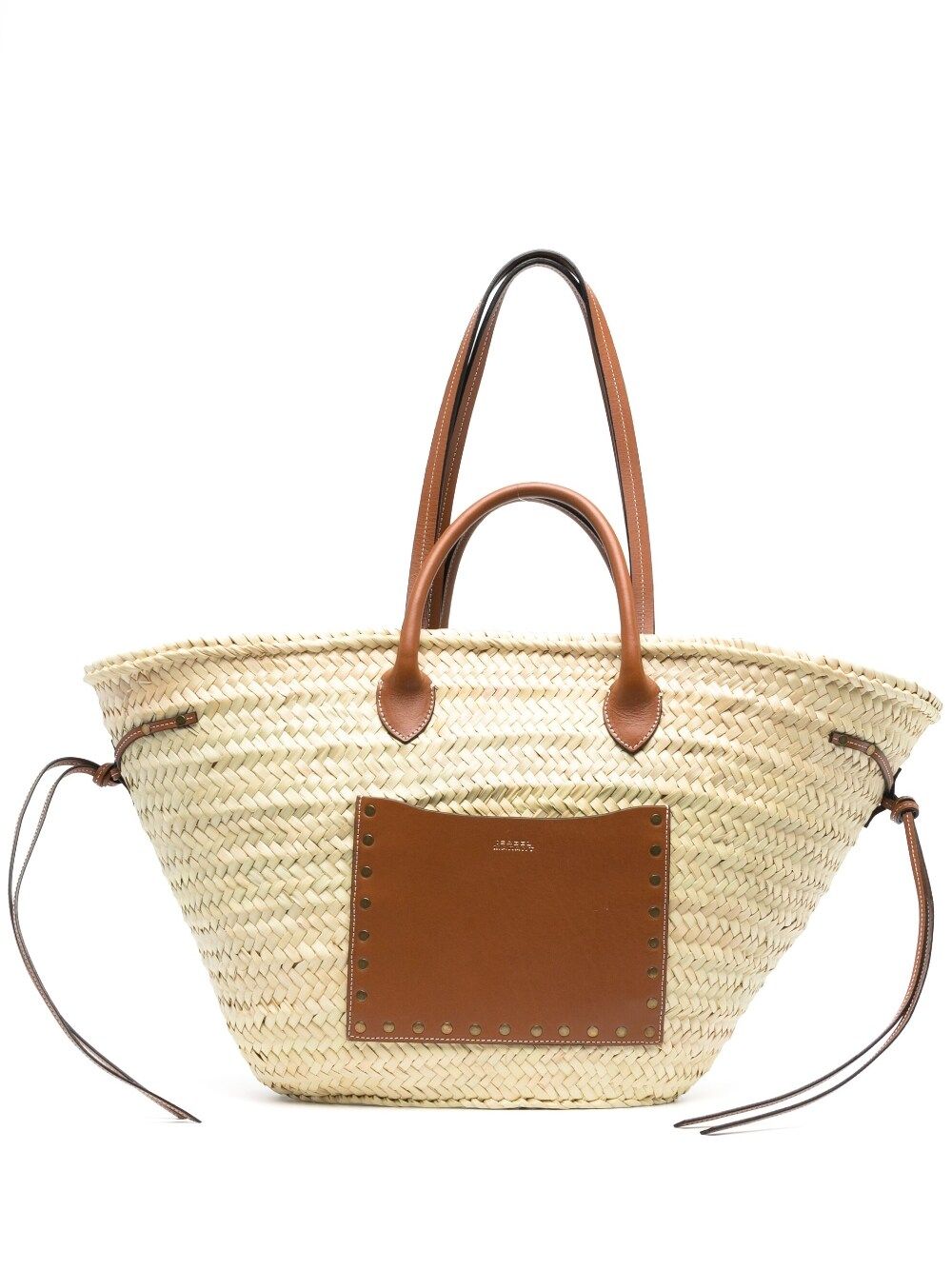 interwoven-design straw beach bag | ISABEL MARANT | Eraldo.com