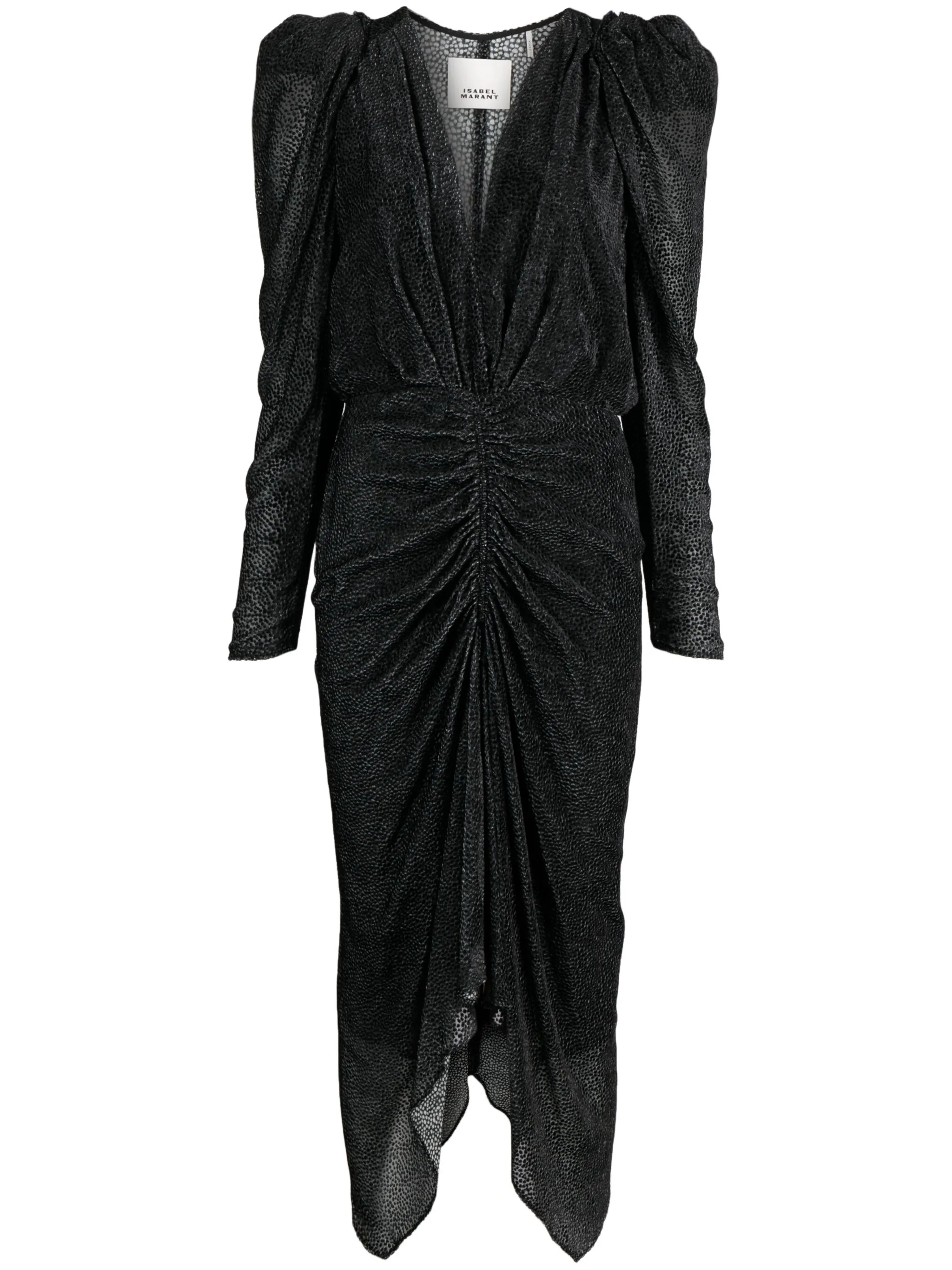 ISABEL MARANT Maray velvet silk midi dress Eraldo WF