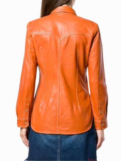 Isabel marant discount nile leather shirt