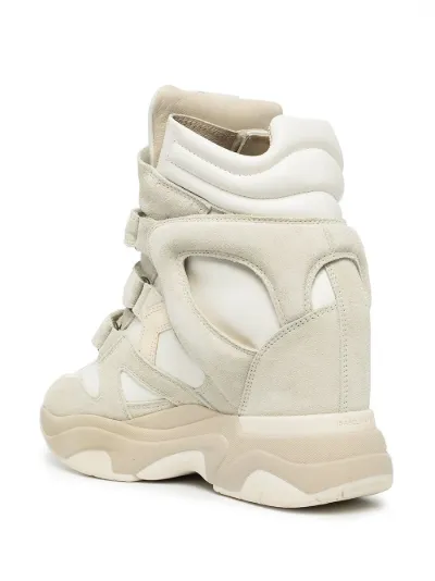 Isabel Marant Sneakers Balskee con zeppa bianco | MODES