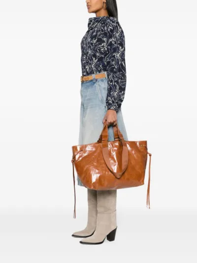 ISABEL MARANT Wardy leather tote bag Eraldo KW