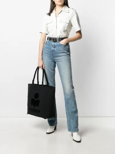 Isabel marant yenky tote black hot sale