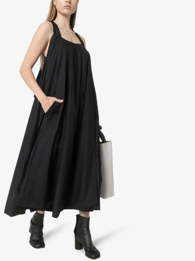 black maxi dress sleeveless