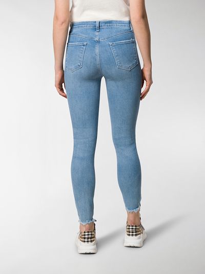 j brand distressed skinny jeans