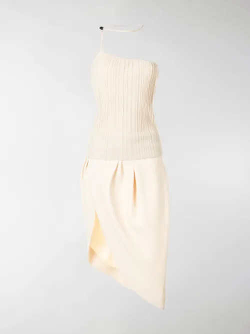 Jacquemus - Abito midi asimmetrico