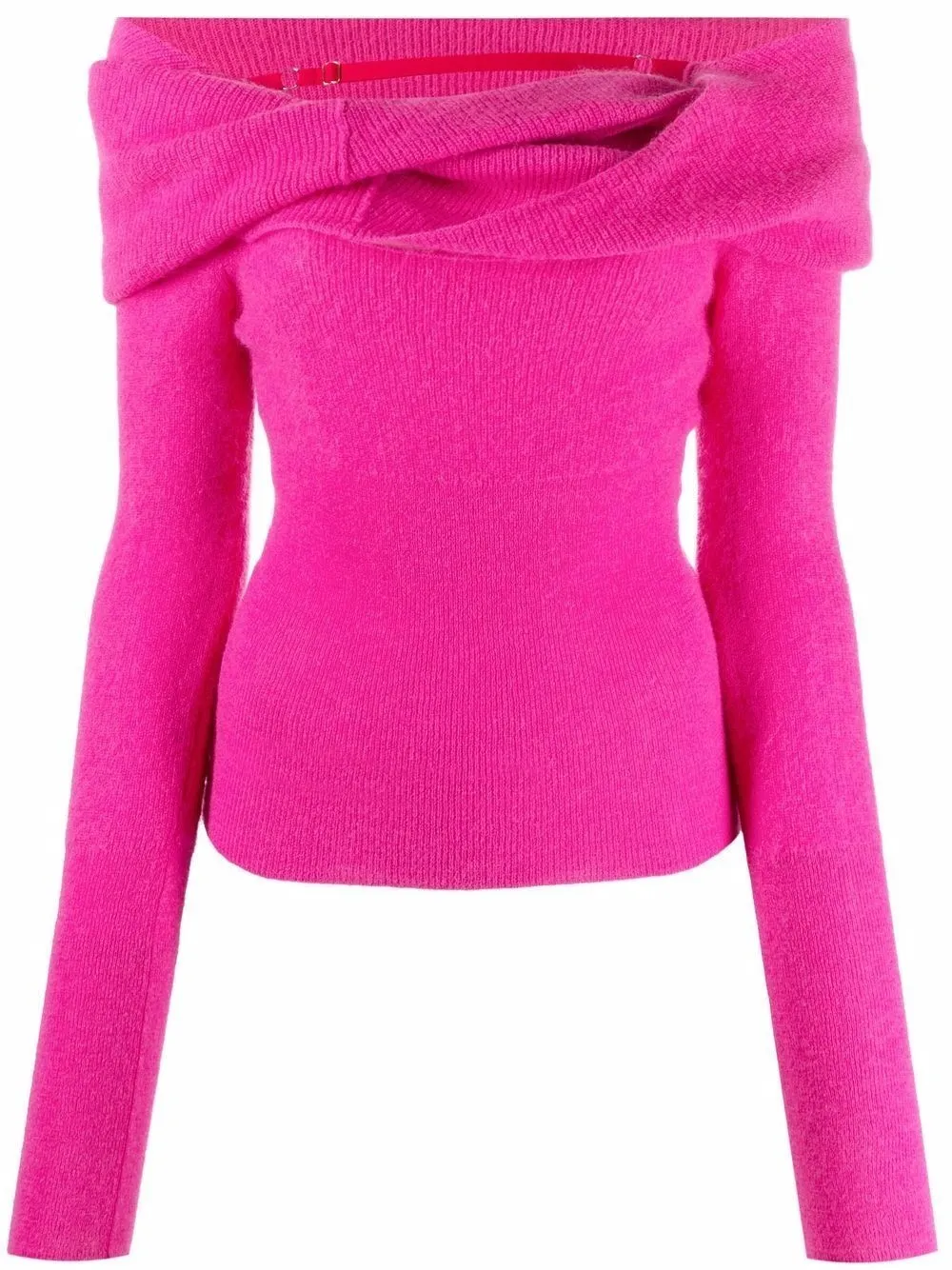 Ascua off-shoulder knitted top | Jacquemus | Eraldo.com