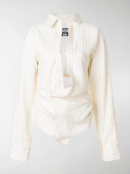 Jacquemus - Blusa asimmetrica