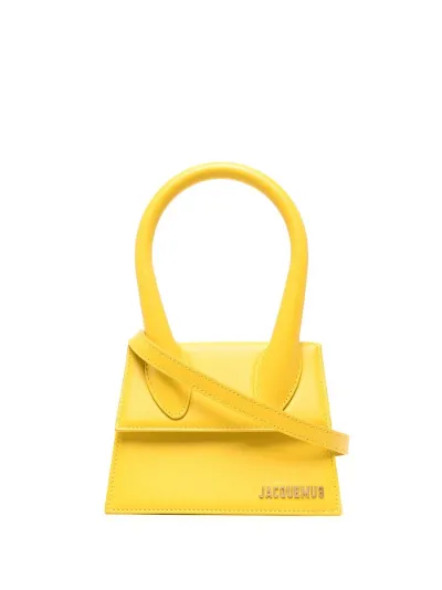 Jacquemus borsa tote mini le chiquito - blu. donna farfetch pelle blu -  Stileo.it