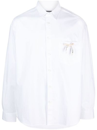 bow-detail long-sleeve cotton shirt | Jacquemus | Eraldo.com