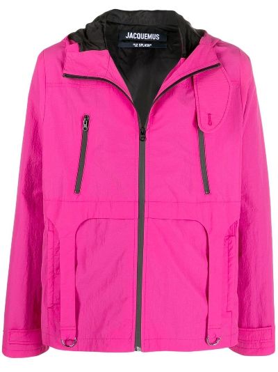 hot pink lightweight jacket