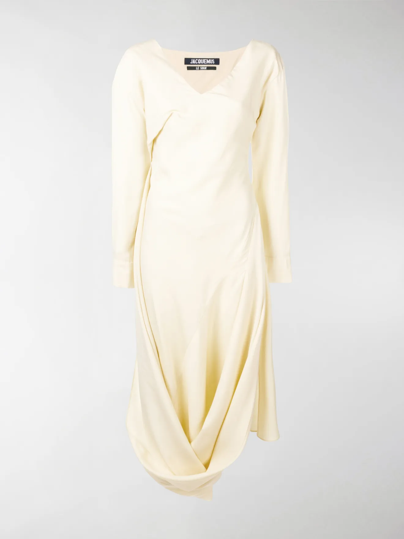 jacquemus draped dress