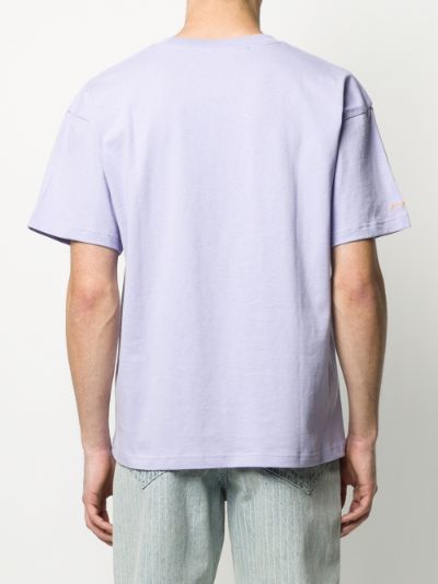 Men's Clothing, GenesinlifeShops - baroque-print hooded jacket Purple -  sleeve T - Jacquemus SUPREME Manhattan short