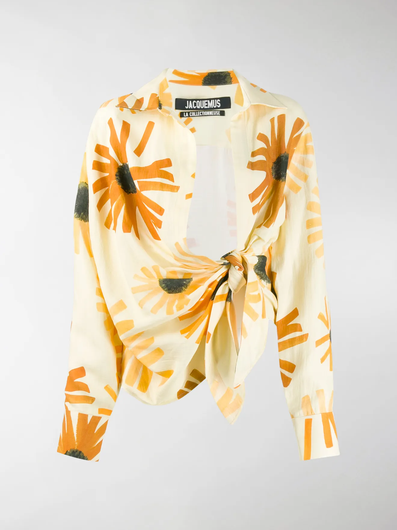 jacquemus yellow shirt