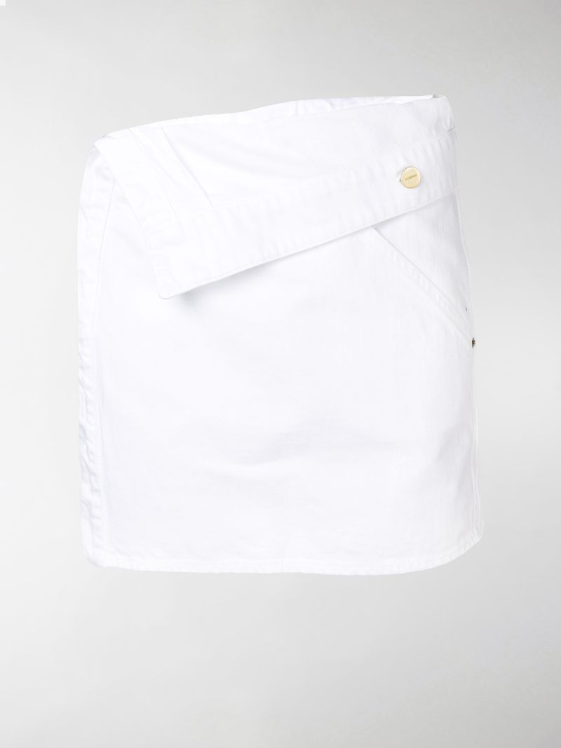 jacquemus denim skirt