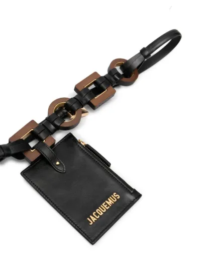 Jacquemus La Ceinture Ano belt bag black | MODES