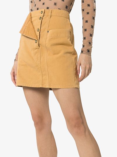 jacquemus denim skirt