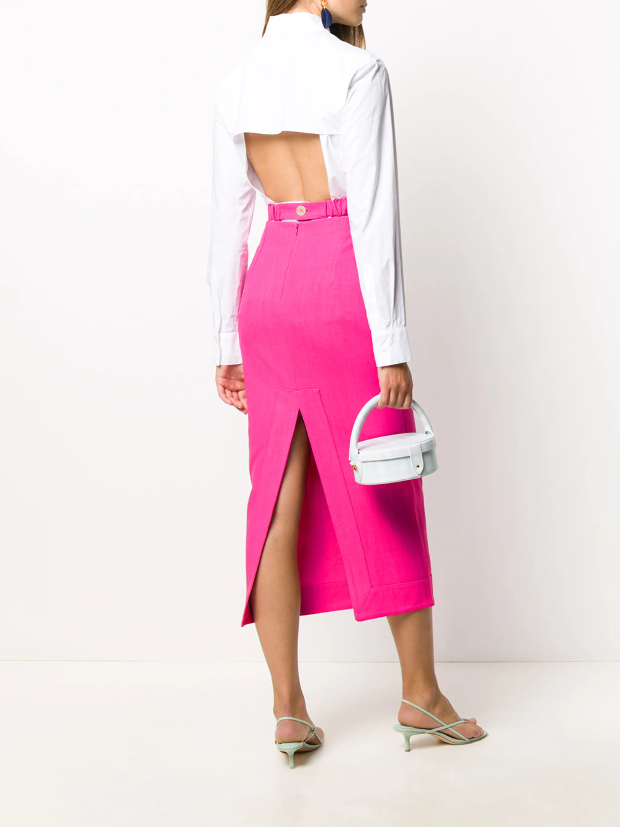 Jacquemus La jupe Valerie cutout belt skirt | Eraldo.com FR