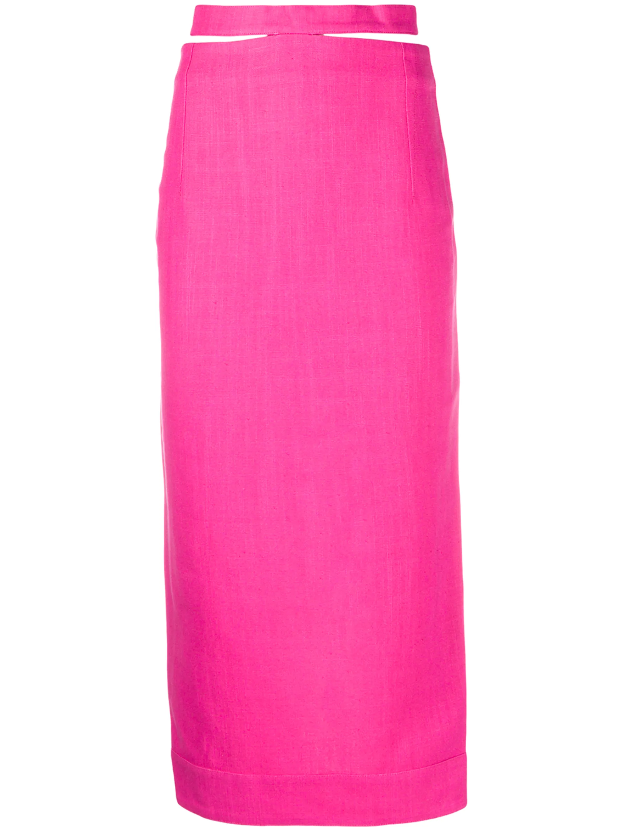 La jupe Escala knitted maxi skirt in black - Jacquemus
