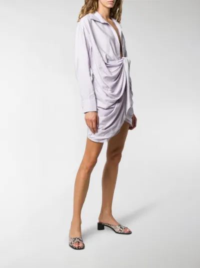 jacquemus shirt dress