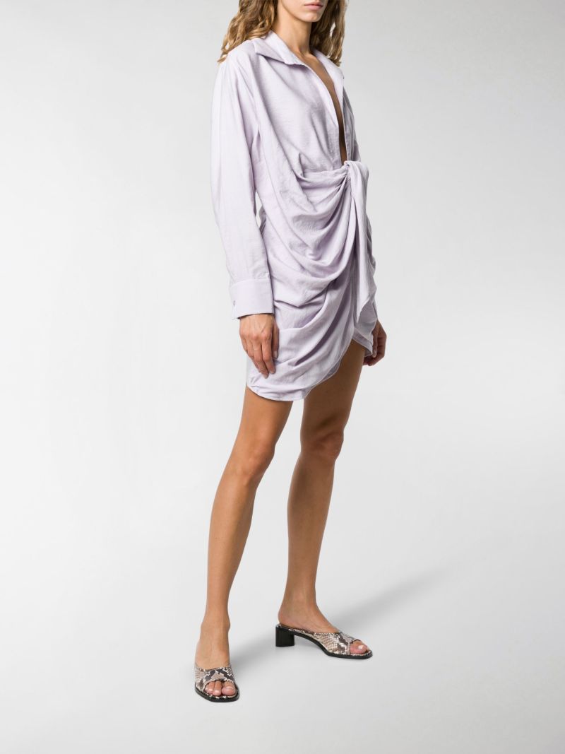 jacquemus purple dress