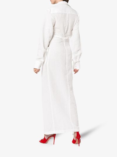 jacquemus linen dress