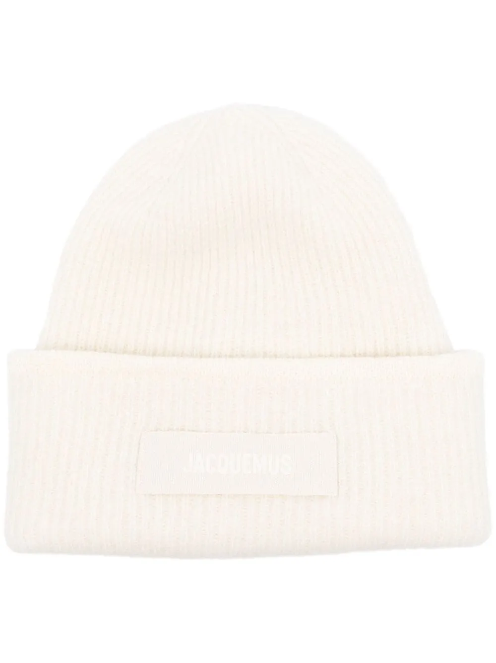 ■JACQUEMUS■Le Bonnet Gros Grain ウールブレンド ビーニー帽 JACQUEMUS: Gray La Casa 'Le bonnet Gros Grain' Beanie | SSENSE