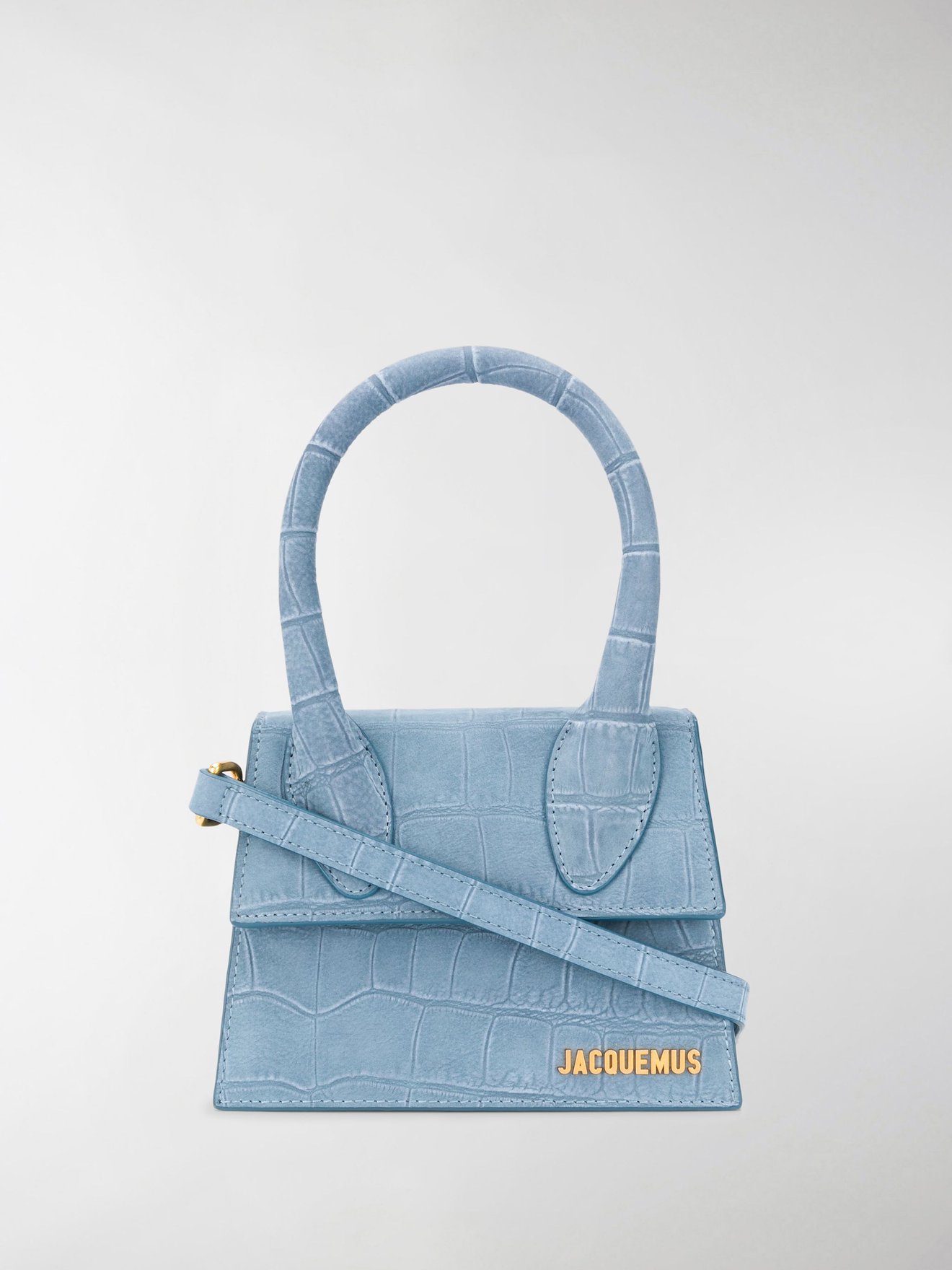 Jacquemus Le Chiquito moyen small top-handle bag blue | MODES