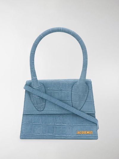 blue jacquemus bag