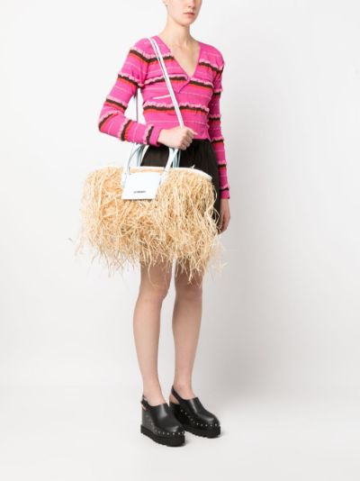 Jacquemus on sale fringe bag