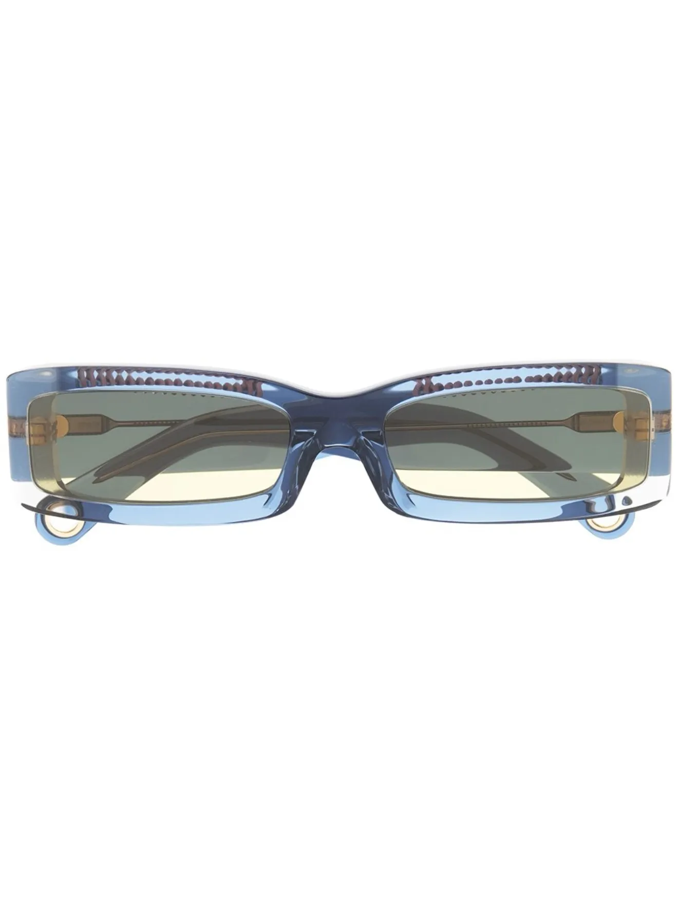 Jacquemus Les Lunettes 97 sunglasses blue | MODES