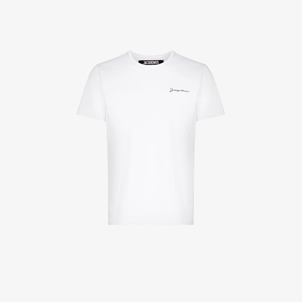 Jacquemus logo print cotton T-shirt | Browns