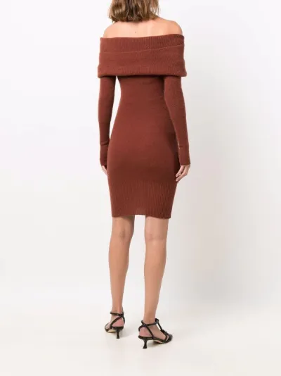 Jacquemus long sleeve ribbed knit dress Eraldo FR