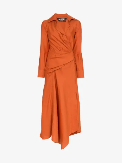 jacquemus wrap dress