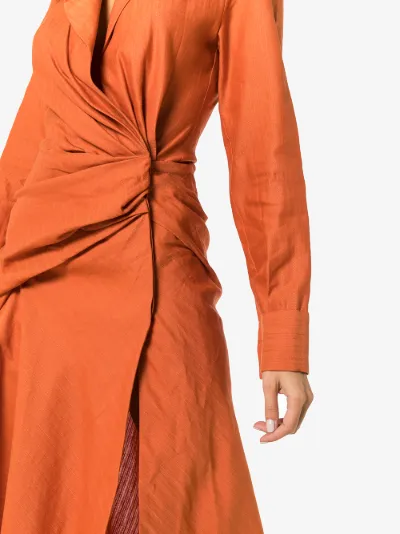 jacquemus orange dress