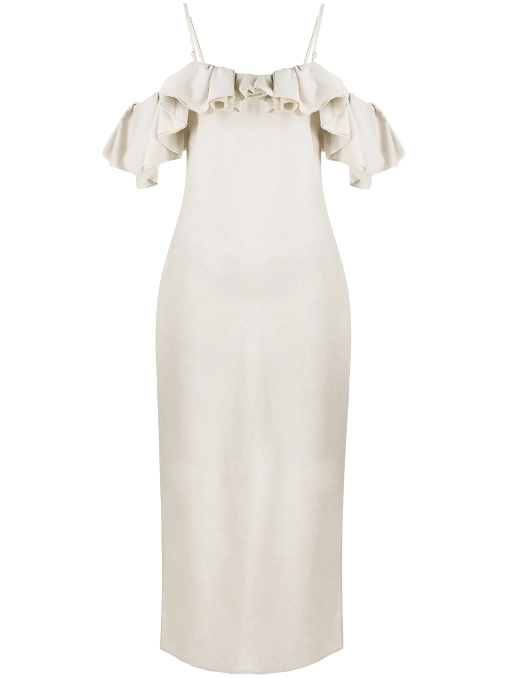 Jacquemus Pampelonne frilled midi dress | Eraldo.com HR