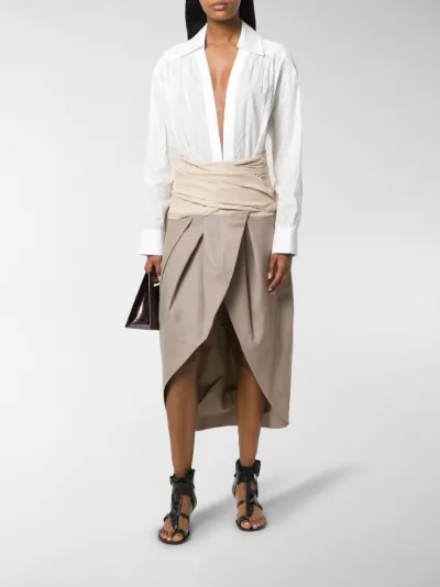 jacquemus wrap dress